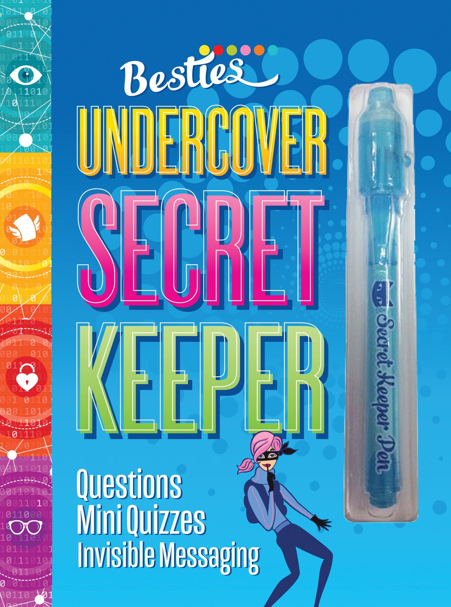 Besties Undercover Secret Keeper: Questions, Mini Quizzes, & Invisible Messaging