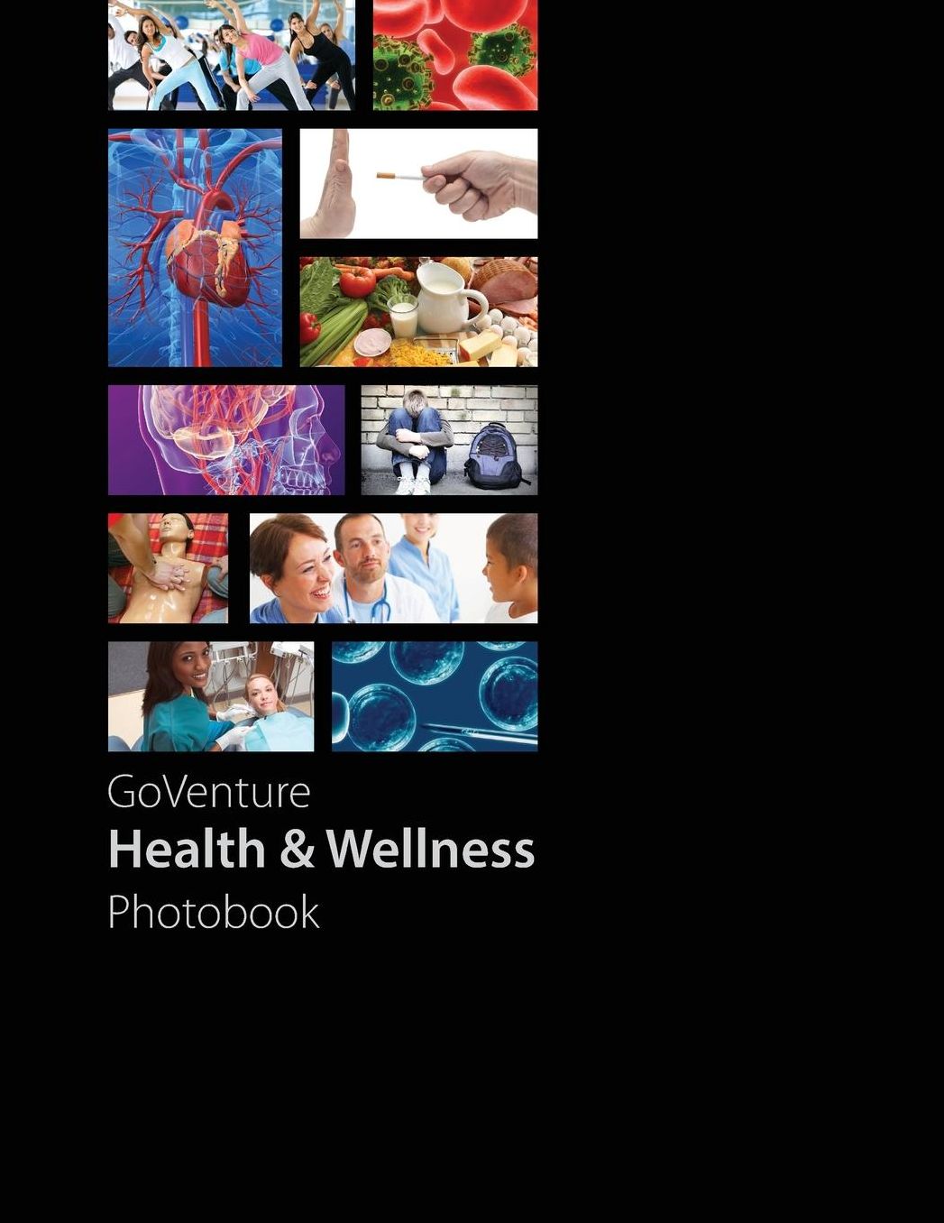 GoVenture Health & Wellness Photobook: GoVenture Health introduces you to 59 fundamental health and wellness subjects, including 288 topics and 1,000 images. Each topic is presented in a beautiful photobook style that is interesting to read and easy to un