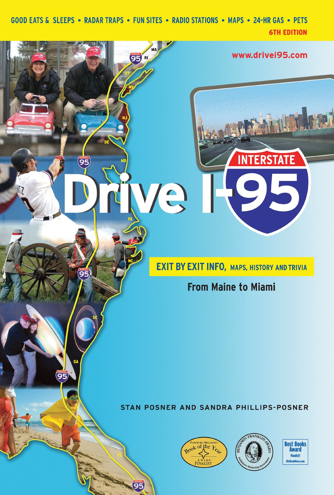 Drive I-95: Exit by Exit Info, Maps, History and Trivia
