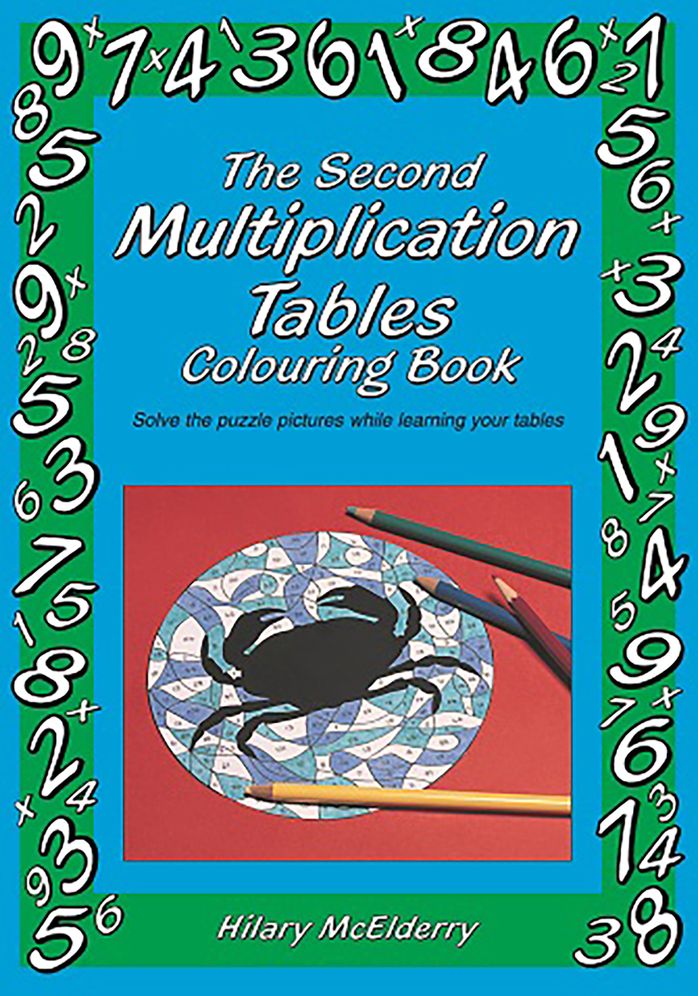 Second Multiplication Tables Colouring Book