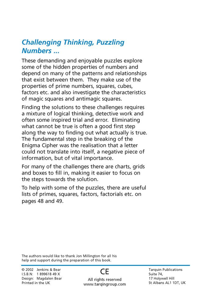 Tarquin Number Challenges