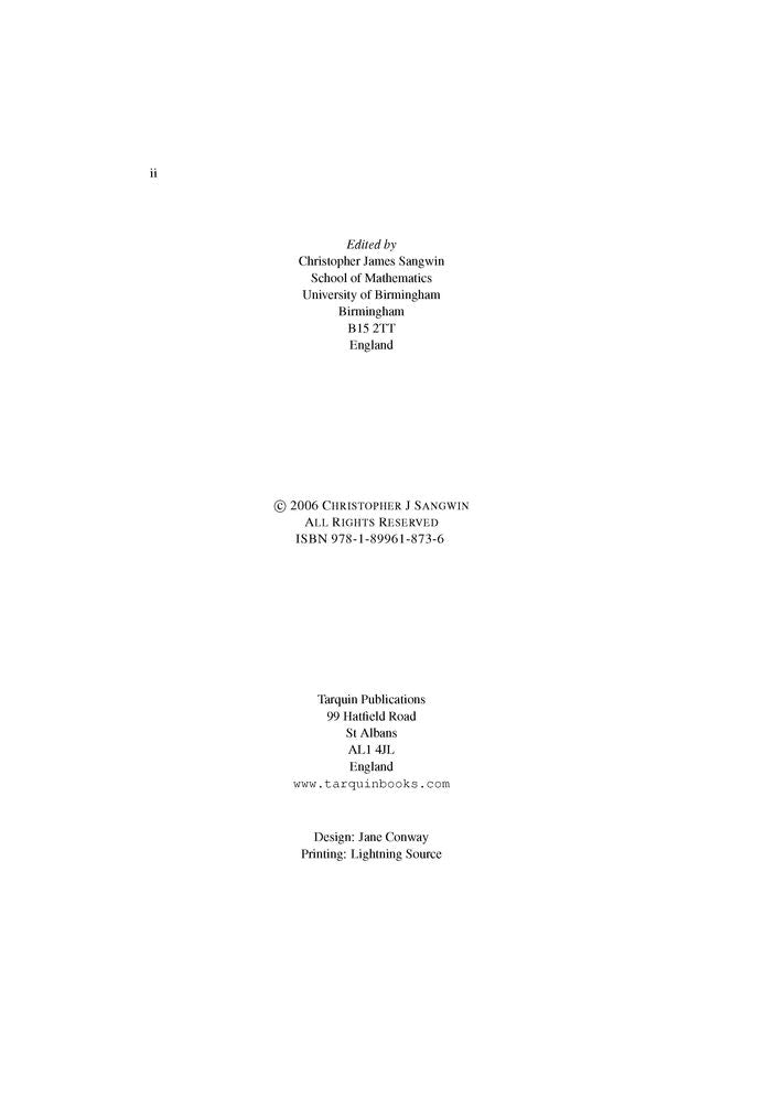 Elements of Algebra