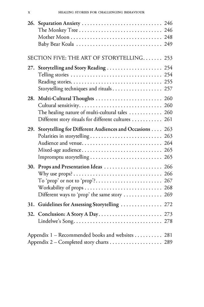 Healing Stories for Challenging Behavior