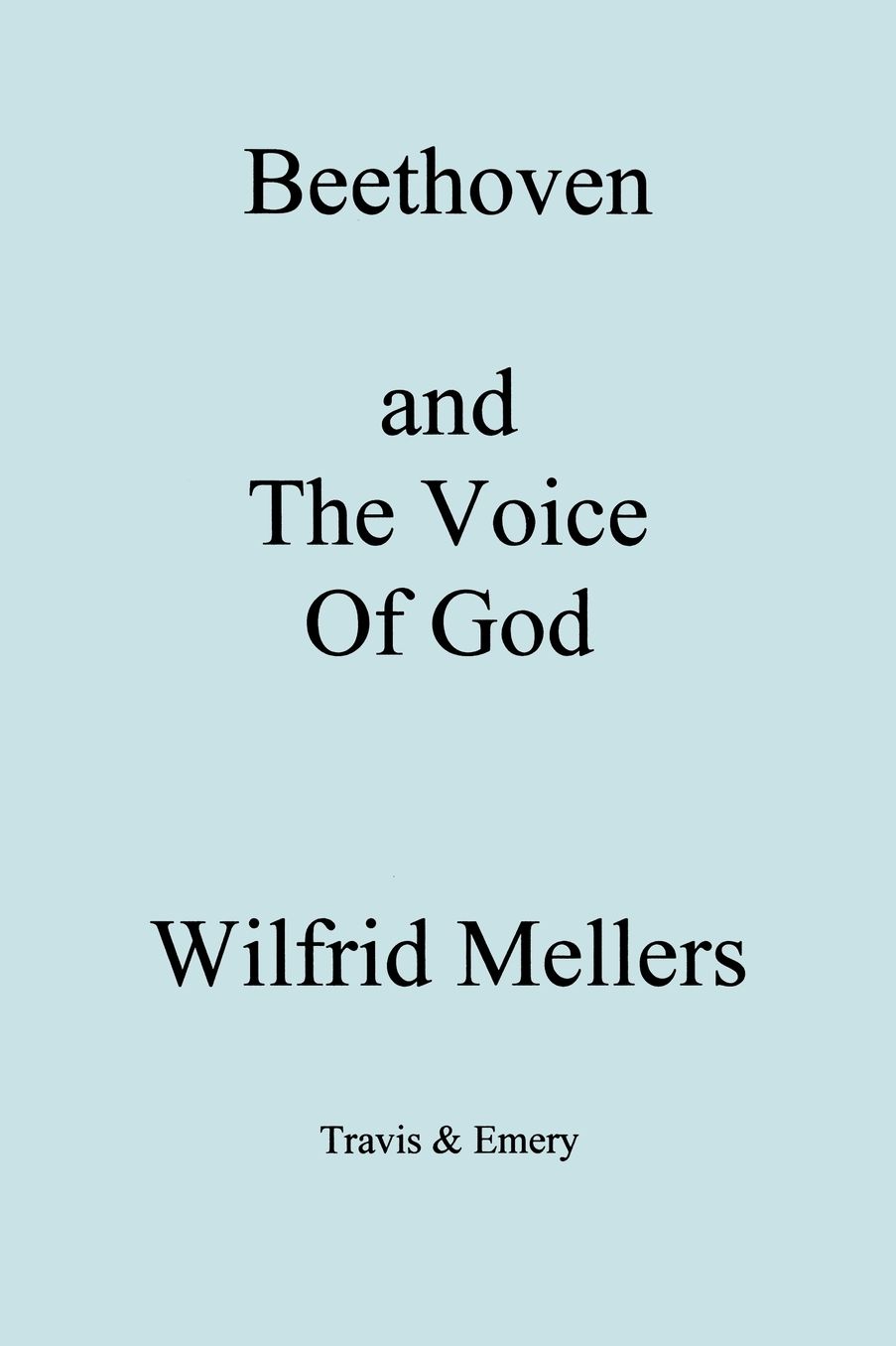 Beethoven And The Voice Of God