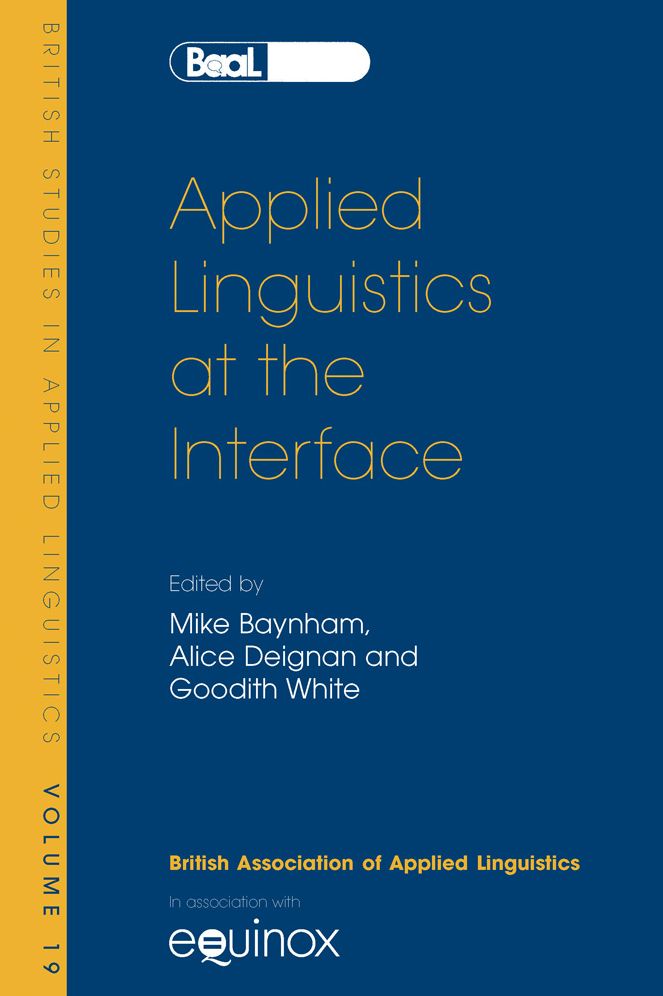 Applied Linguistics at the Interface