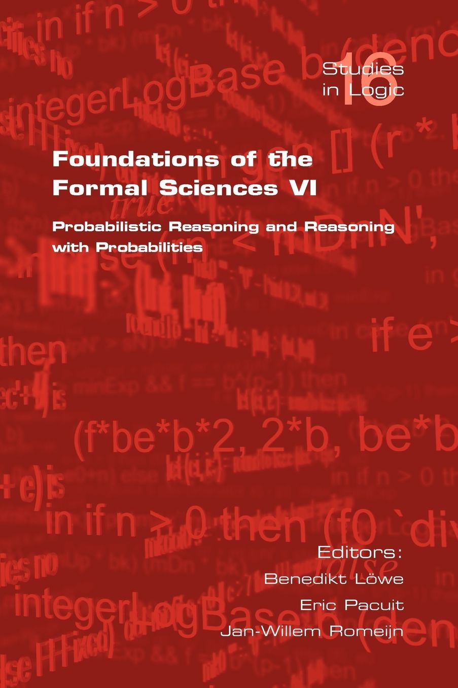 Foundations Of The Formal Sciences Vi