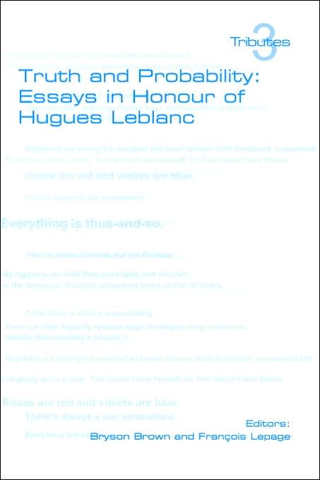 Truth and Probability Essays in Honour O