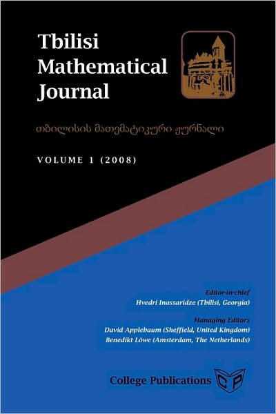 Tbilisi Mathematical Journal. Volume 1 (2008)