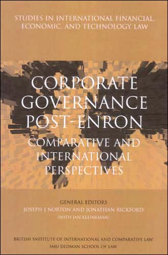 Corporate Governance Post-Enron: Comparative and International Perspectives