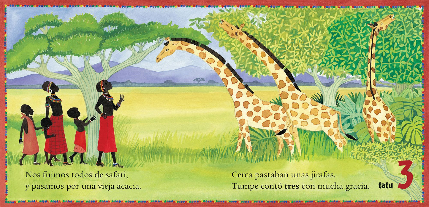 Nos fuimos todos de safari: Una adventura dde numeros por Tanzania