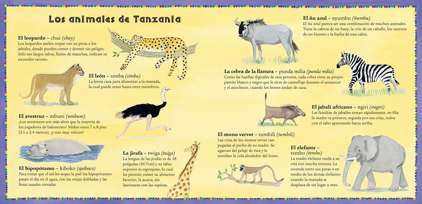 Nos fuimos todos de safari: Una adventura dde numeros por Tanzania