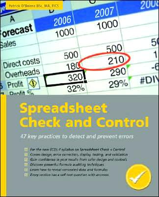 Spreadsheet Check and Control