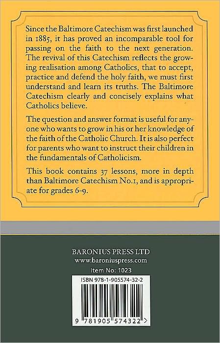 Baltimore Catechism, Number 2 (Baronius Press Classics Series)