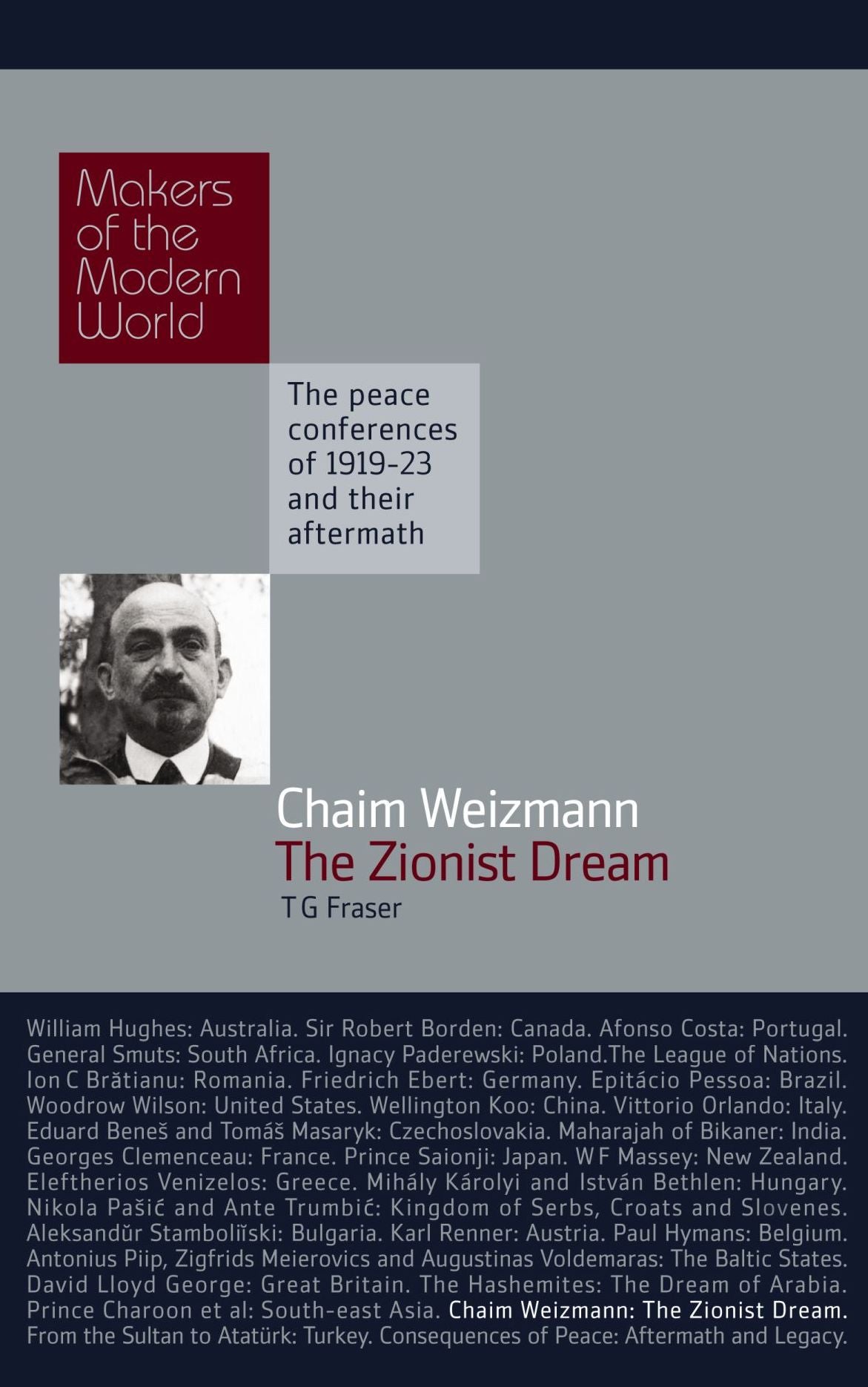 Chaim Weizmann: The Zionist Dream: The Peace Conferences of 1919-23 and Their Aftermath