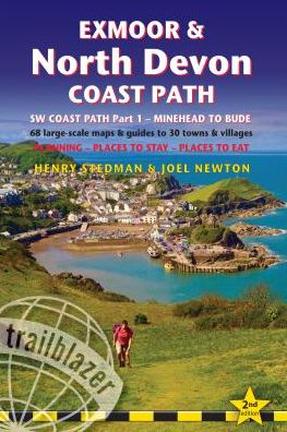 Exmoor & North Devon Coast Path: British Walking Guide: SW Coast Path Part 1 - Minehead to Bude: 68 Large-Scale Maps & Guides to 30 Towns & Villages - Planning, Places to Stay, Places to Eat