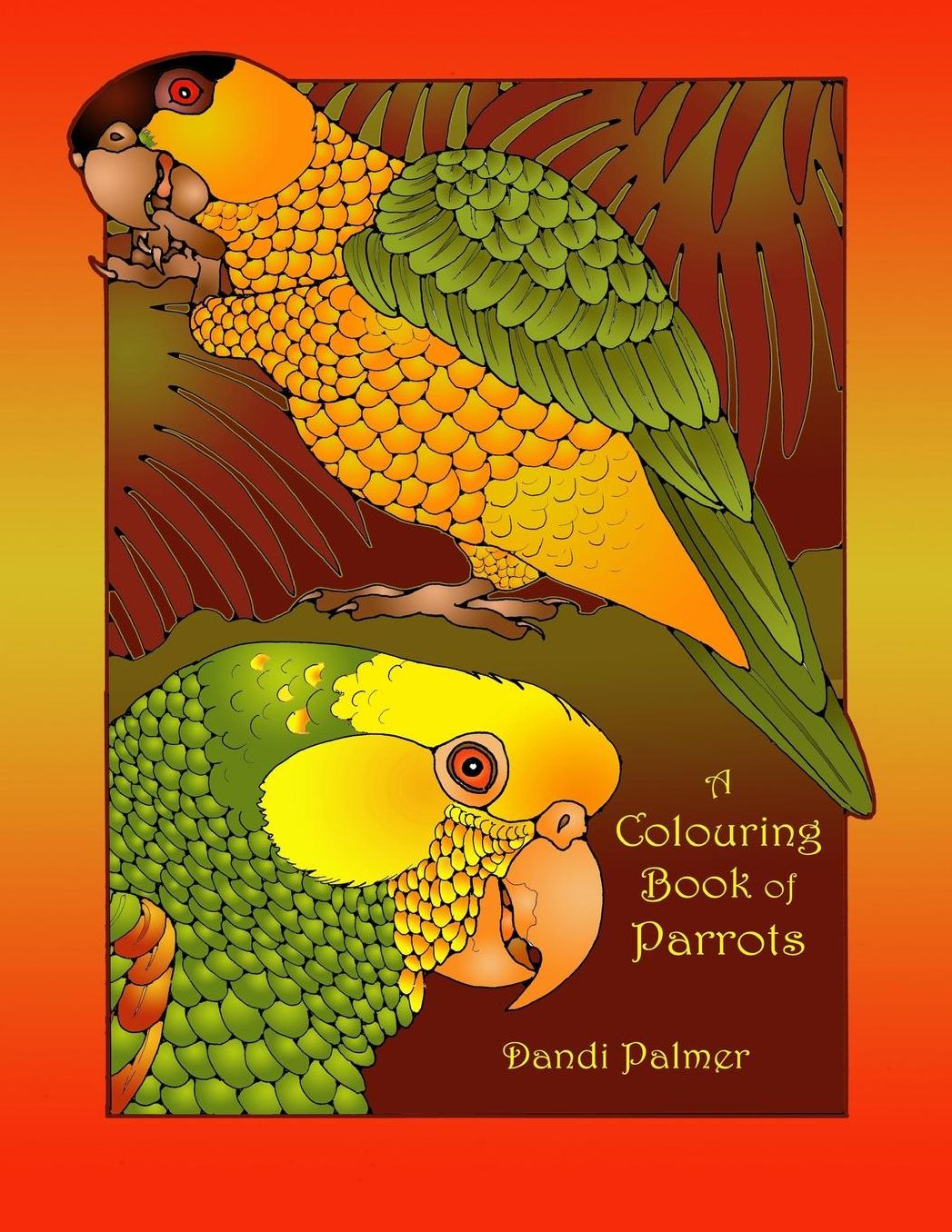 A Colouring Book of Parrots