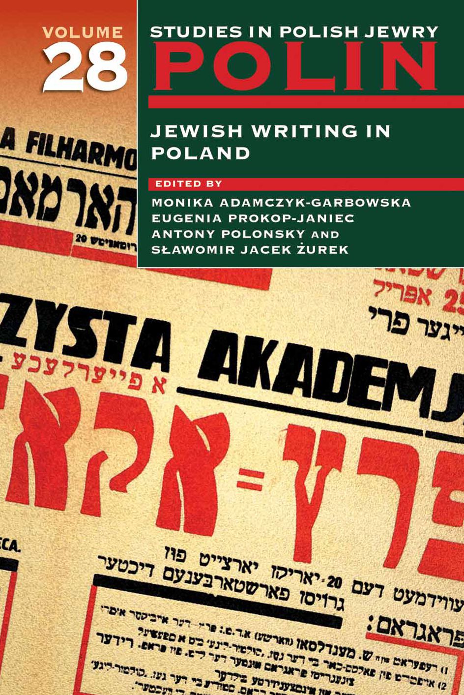 "Polin, Volume 28": Jewish Writing from Poland