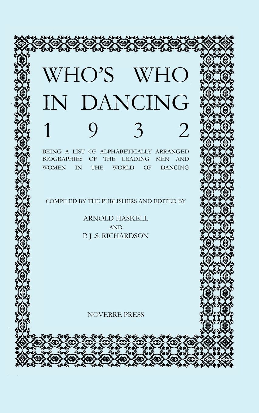 Who's Who In Dancing 1932