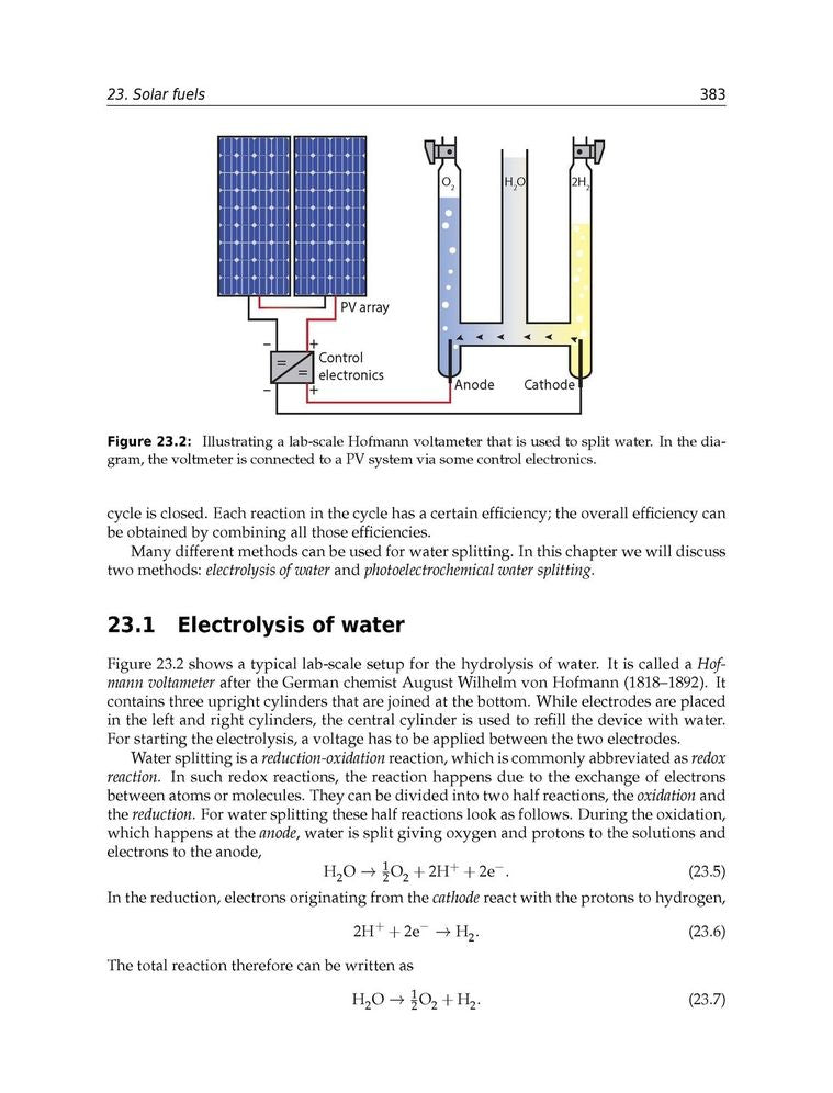 Solar Energy: The Physics and Engineering of Photovoltaic Conversion, Technologies and Systems