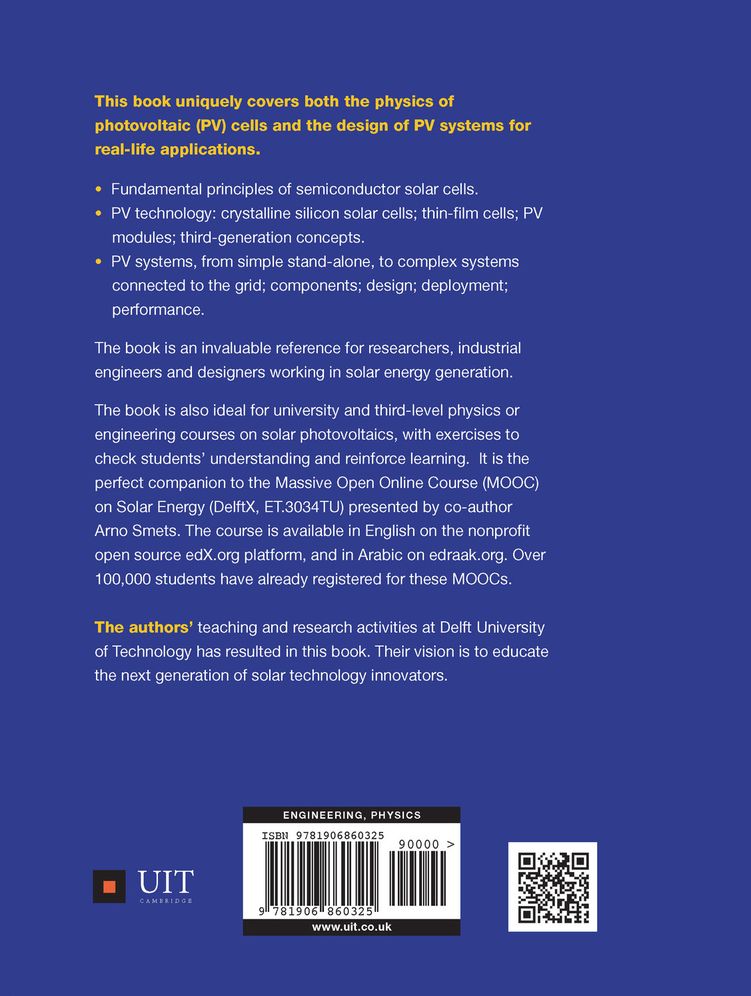 Solar Energy: The Physics and Engineering of Photovoltaic Conversion, Technologies and Systems