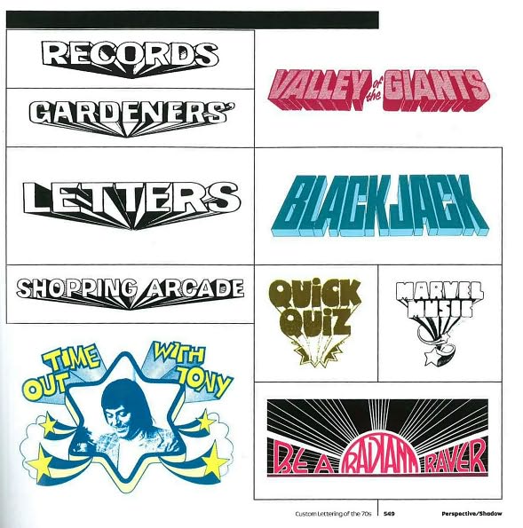 Custom Lettering of the 60s & 70s