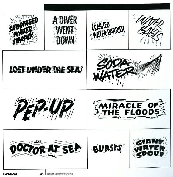 Custom Lettering of the 40s & 50s