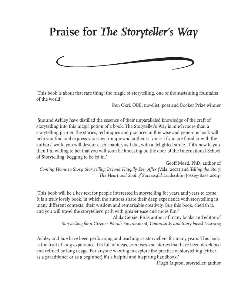 The Storyteller's Way: A Sourcebook for Confident Storytelling