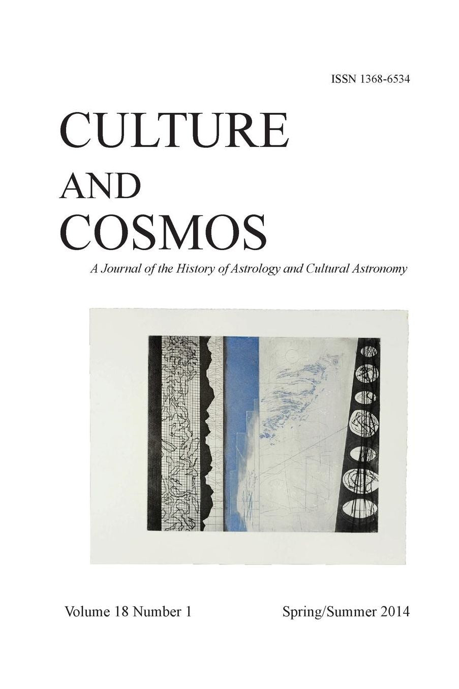 Culture and Cosmos Vol 18 Number 1