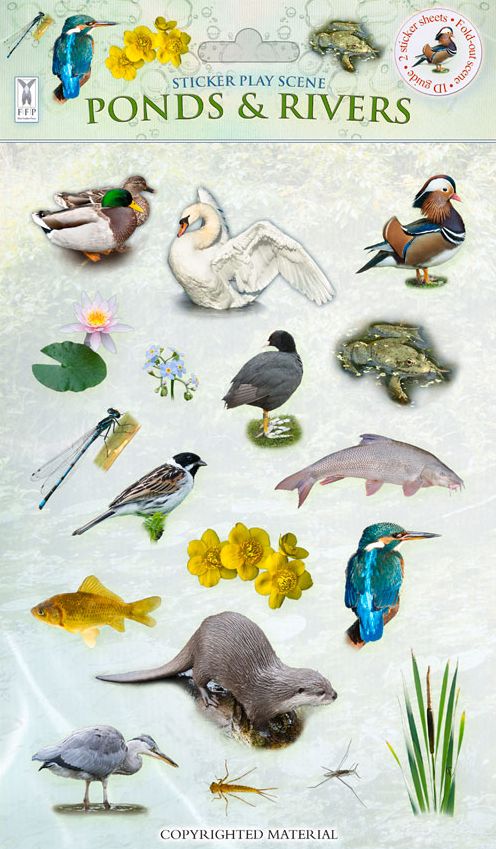 Sticker Play Scene: Ponds & Rivers