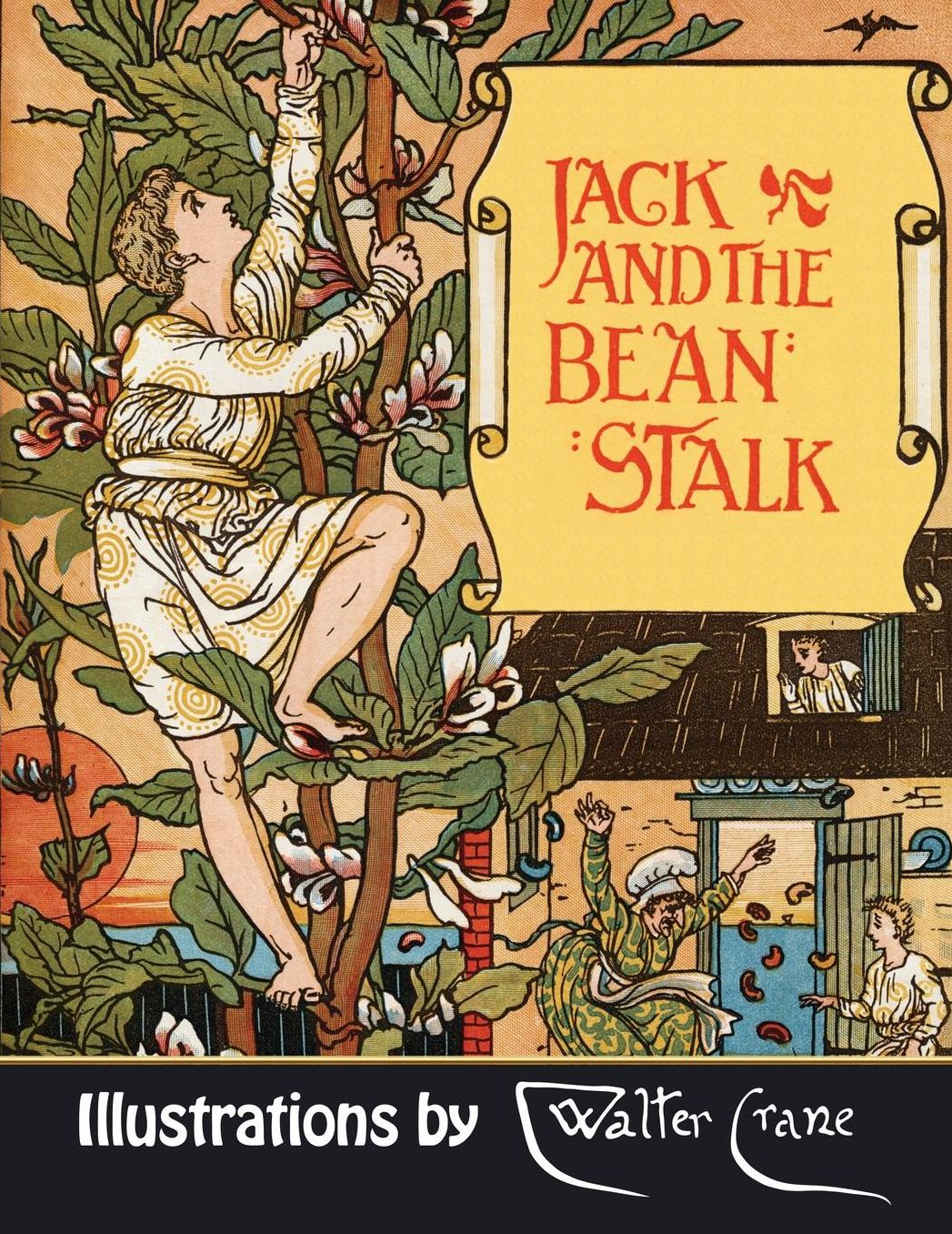 Jack and the Beanstalk (Illustrated)