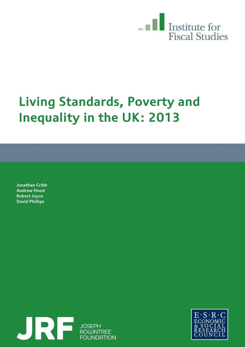 Living Standards, Poverty and Inequality in the UK: 2013