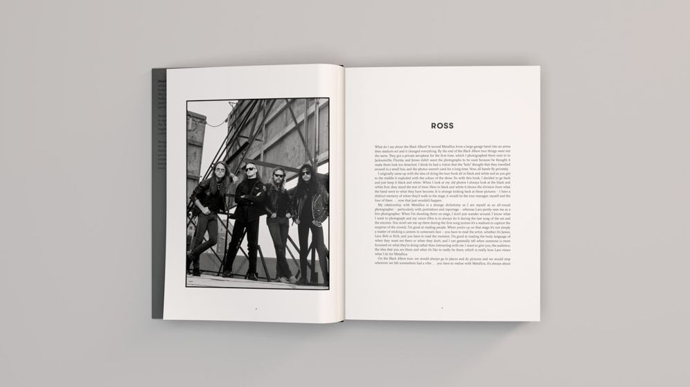 Metallica: The Black Album in Black & White: Photographs by Ross Halfin