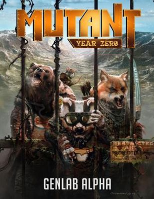 Mutant Year Zero: Genlab Alpha Core (Post Apocalyptic RPG, Full Color, Hardback)
