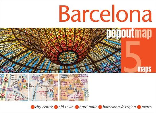 Barcelona Popout Map