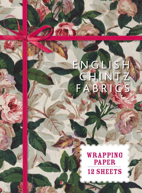 English Chintz Fabrics: Wrapping Paper 12 Sheets