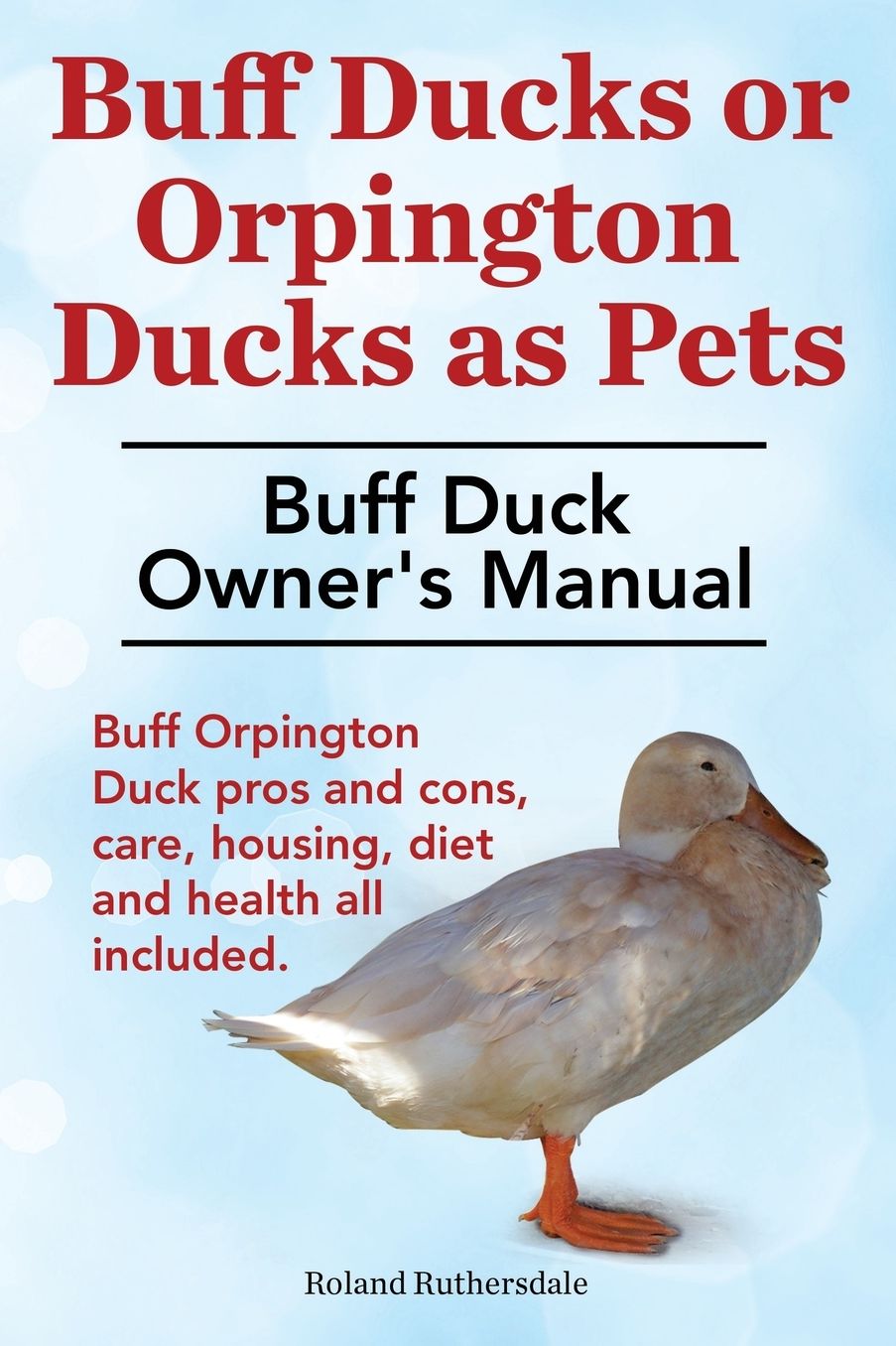 Buff Ducks or Buff Orpington Ducks as Pets. Buff Duck Owner's Manual. Buff Orpington Duck Pros and Cons, Care, Housing, Diet and Health All Included.