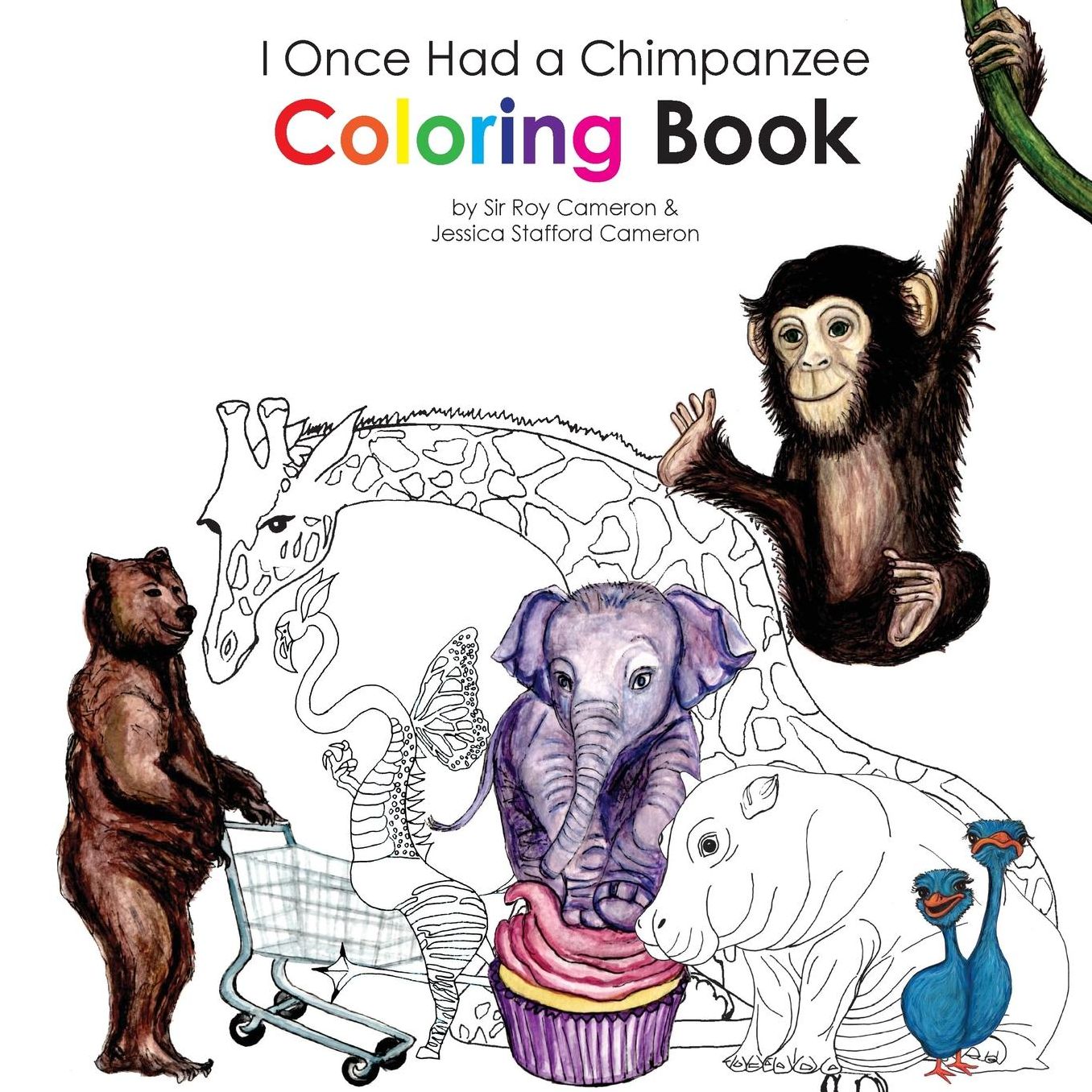I Once Had a Chimpanzee Coloring Book