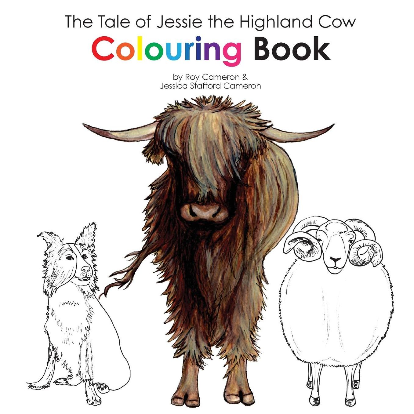 The Tale of Jessie the Highland Cow Colouring Book
