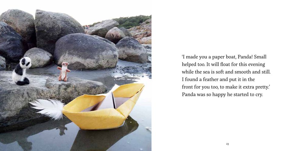 Paper Boat for Panda