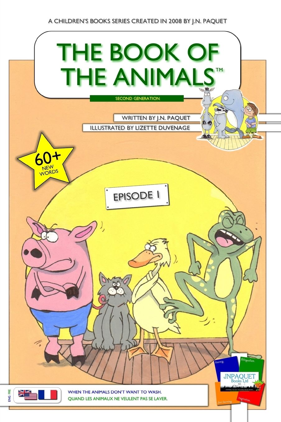 The Book of The Animals - Episode 1 (English-French) [Second Generation]: When the animals don't want to wash.
