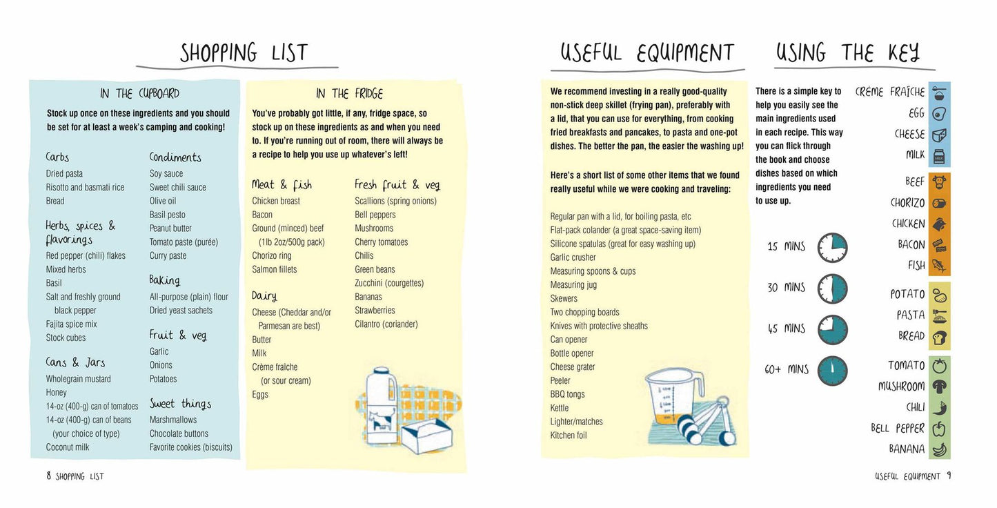 The Clever Camper Cookbook: Over 20 simple dishes to enjoy in the great outdoors