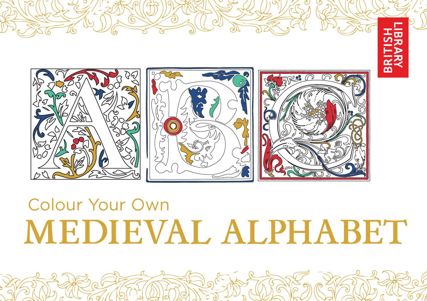 Colour Your Own Medieval Alphabet