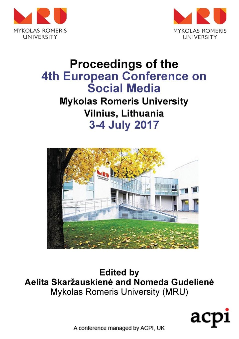 ECSM 2017 Proceedings of the 4th European Conference on Social Media Research