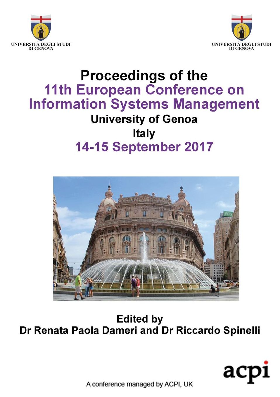 ECISM - Proceedings of the 11th European Conference on Information Systems Management