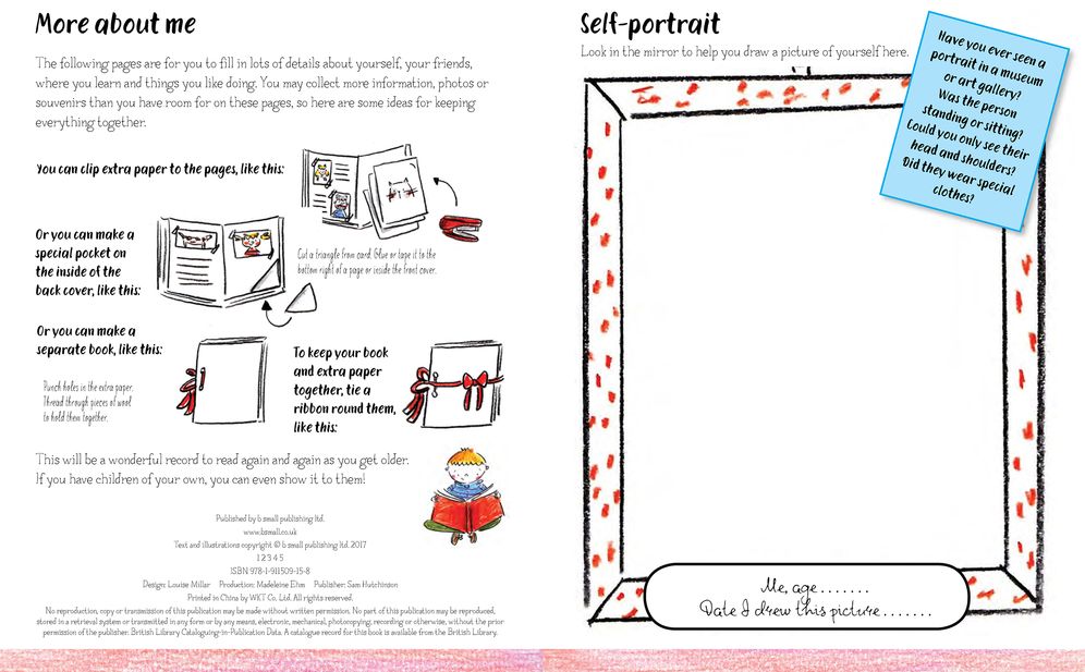 All about Me: A Fill-In-And-Keep Activity Book