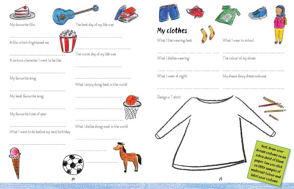 All about Me: A Fill-In-And-Keep Activity Book