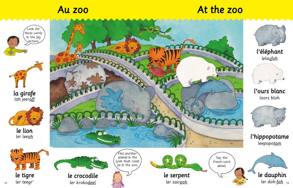 Find & Speak French Words: Look, Find, Say