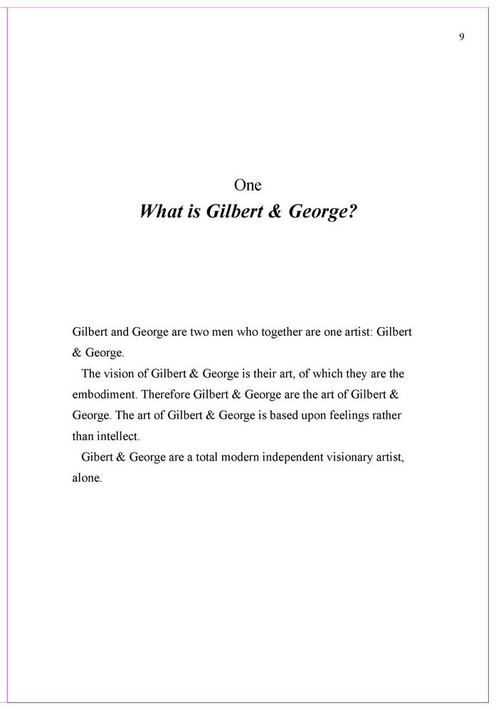 What Is Gilbert & George