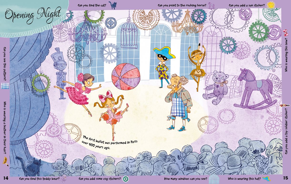 Ballet School Sticker Book