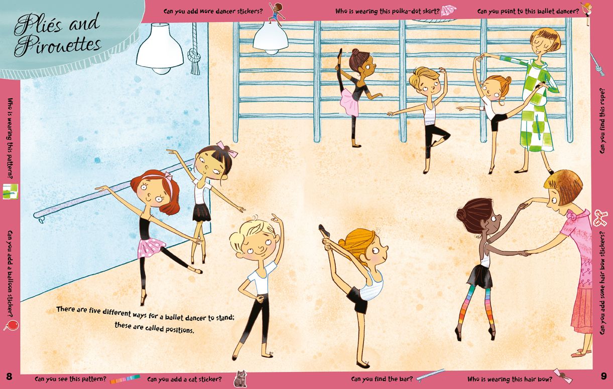 Ballet School Sticker Book
